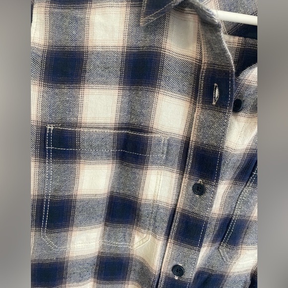 Vans Meridian Flannel Shirt Plaid Long Sleeve Button Up Top New Size S - Picture 5 of 9
